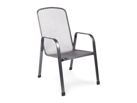 Mountfield Savoy Basic – штабелируемый металлический стул с подлокотниками