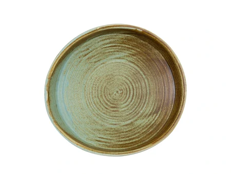 Fiume Terra Asymmetric Deep Plate, 26x23 cm, Height 5.8 cm