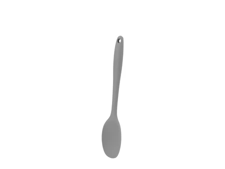 Silikon-Kochlöffel, grau, 4,2 x 20 cm