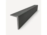 Тъмносив L-профил DECKER 40×60 за оформяне на краищата на WPC декинг