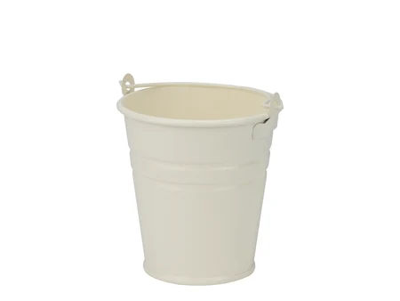 Metal Serving Bucket Cream 9×9 cm