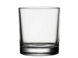 Ниска стъклена чаша Goccia Chiara, 190 ml