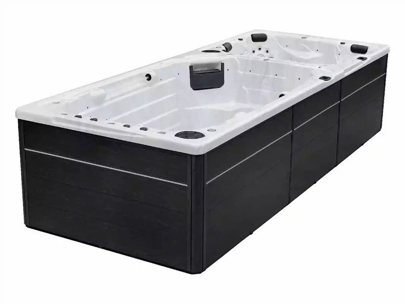 Njord Baden Valhalla – swim spa cu două zone și temperaturi, 8 persoane
