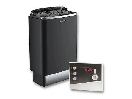 Sentiotec 9 kW – печка за сауна с външен дигитален панел
