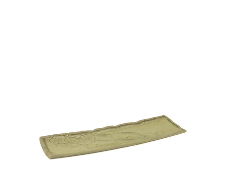 Правоъгълно керамично плато Miso Terra 31x11 см