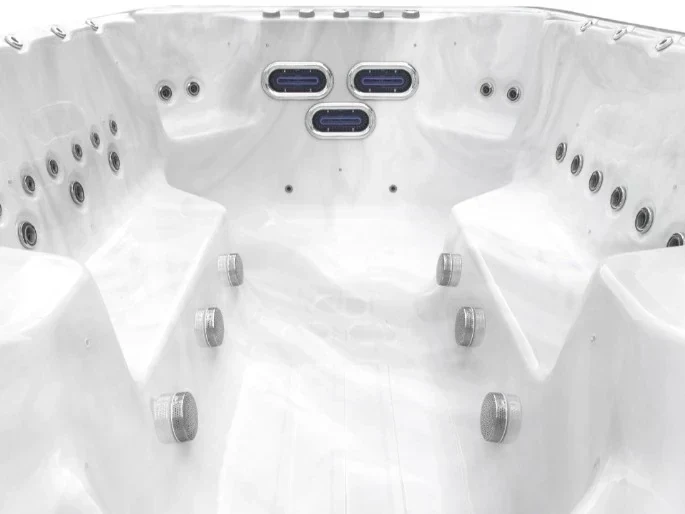 Aquas Swim Spa – jacuzzi pentru înot 390 × 225 cm, Canadian Spa, cu husă termică