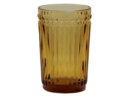 Drinking Glass, Yellow, 360 ml