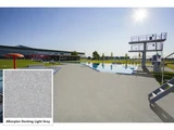 Мостра на фолио Decking Light Grey и светлосив под край басейн