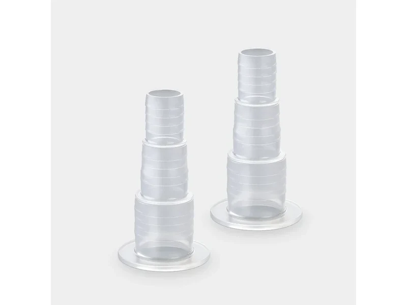 Adaptoare transparente pentru furtunuri Ø 32, 38, 50 mm (2 buc.) – pentru UV-C