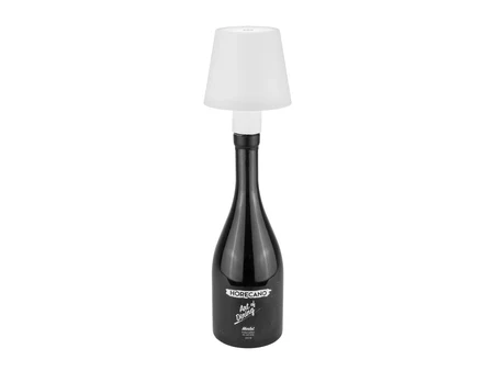 Настолна LED лампа в бяло, 11 × 13 см