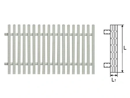 Double Modular Overflow Grating, Polypropylene – Atlas Pool