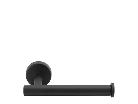 Стенен държач за тоалетна хартия RelaXiram, черен, 16×9,3 см