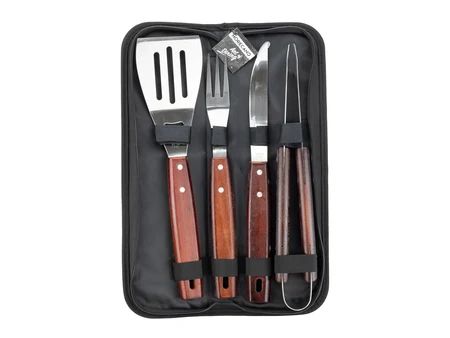 Set de ustensile pentru grătar, 4 piese