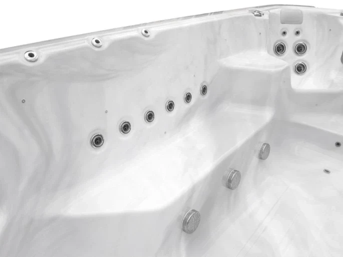 Aquas Swim Spa – jacuzzi pentru înot 390 × 225 cm, Canadian Spa, cu husă termică