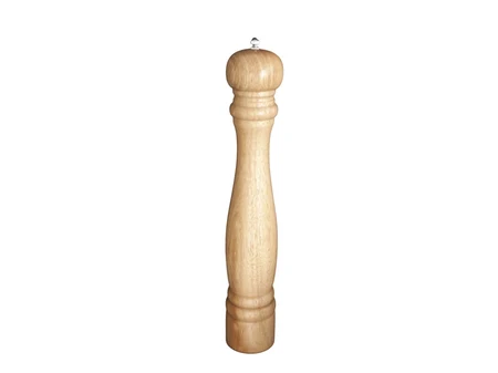 Râșniță de piper din lemn, înaltă, 40 cm, culoare naturală