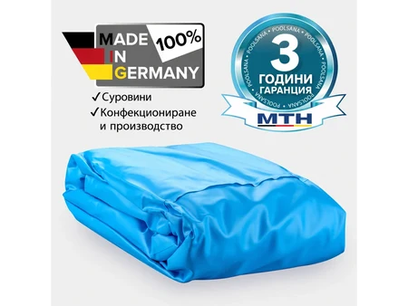 Piscină în formă de opt: liner PVC MTH Poolsana pentru piscină din oțel, 0,8 mm, trei culori