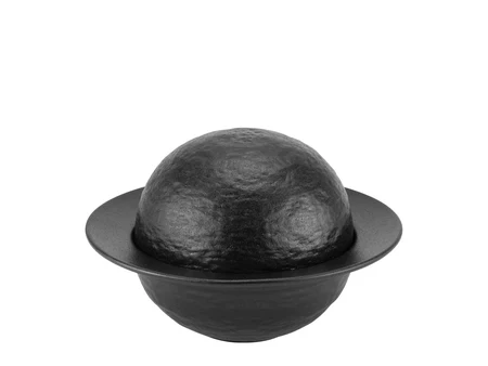 Cima Nera Ceramic Serving Bowl with Lid, Ø16.5 cm