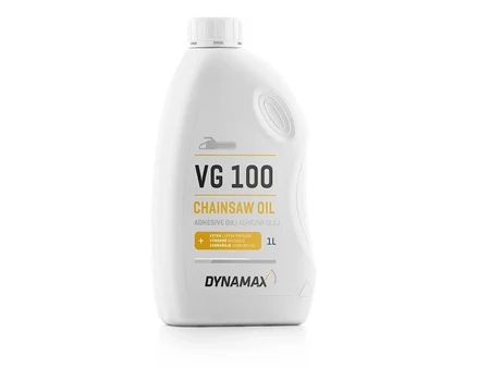 Масло Dynamax Chain Saw VG 100 за смазване на вериги на триони, 1 л
