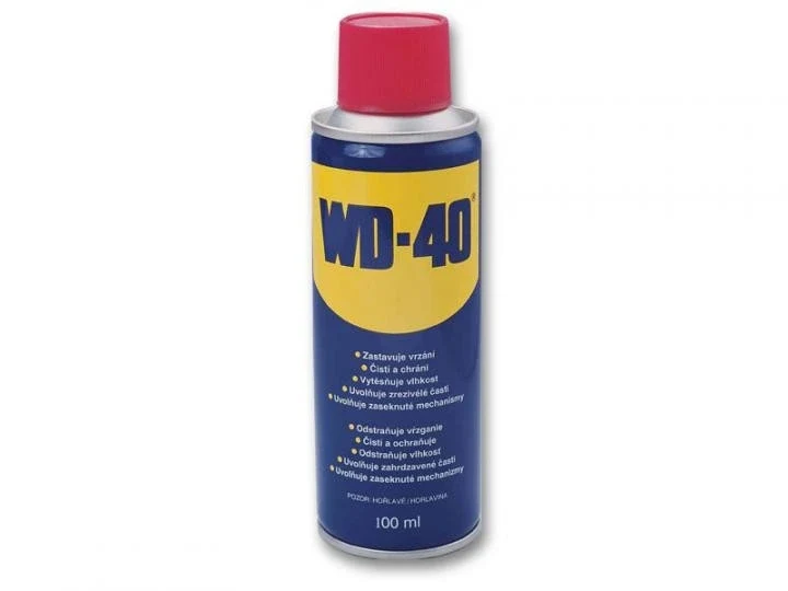 Флакон универсален спрей WD-40 100 мл със синьо-жълт етикет