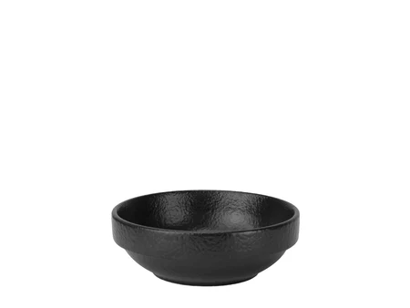 Small serving bowl Cima Nera in Black Porcelain, Ø12 cm, 230 ml