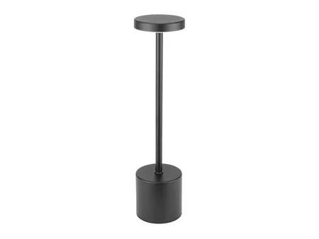 LED-Tischlampe, schwarz, Höhe 34 cm