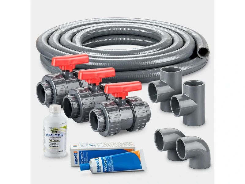 Bypass-Set 50 mm für Poolsana Wärmepumpe oder Salzelektrolyse