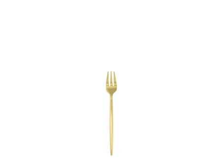 Dessertgabel Lama Sera – goldfarben matt