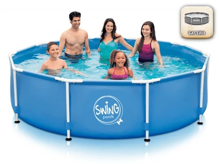 Piscină tubulară Swing Frame® 305 × 76 cm, fără filtru