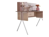 Rosamund Teen Room Desk with Drawer and Metal Legs