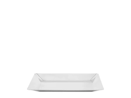 Platou dreptunghiular din inox, 34 × 24 cm