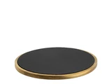 Дъска за сервиране от акация с кръгла плоча от шист Ø30 см