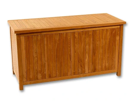 Градинска кутия за съхранение Gentle от тик, 125 см
