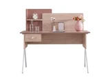 Rosamund Teen Room Desk with Drawer and Metal Legs