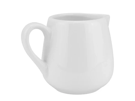 Порцеланова каничка за мляко 160 ml, бяла с дръжка – серия Velo Opaco
