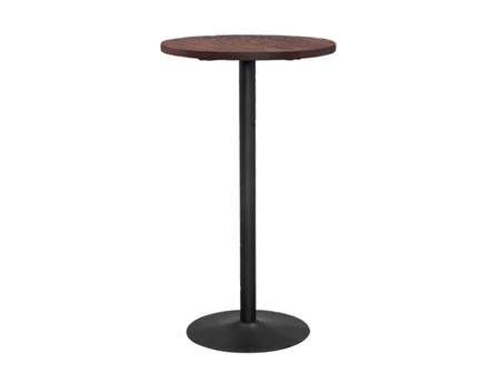 Кръгла бар маса Legno Nero, черен мат, Ø60 см, височина 105 см