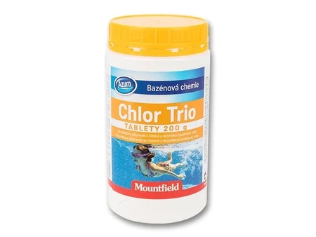 Azuro Chlor Trio – хлорни таблети 3 во 1 од по 200 г, пакет 1 кг