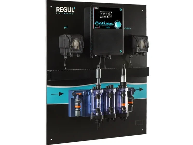 REGUL Optimo – πολυπαραμετρικός ελεγκτής χλωρίου, pH, αλατιού και θερμοκρασίας
