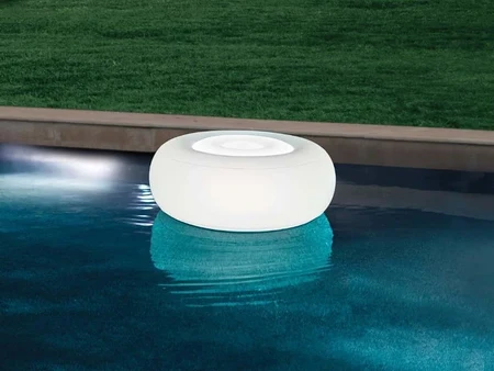 Intex Ottoman – светлечка надувлива табуретка за базен, 6 бои