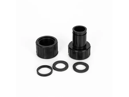 Conector filetat negru 1″ × 1″ pentru panouri solare Mountfield