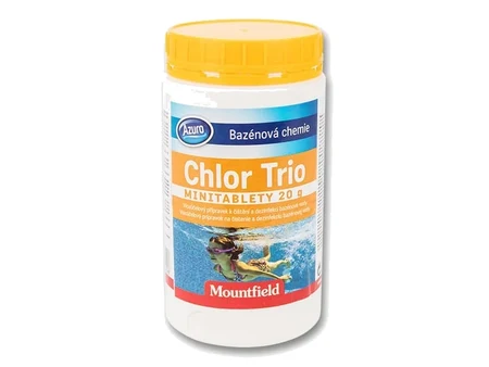 Azuro Chlor Trio MINI – хлорни таблети 3 во 1 по 20 г, 0,9 кг