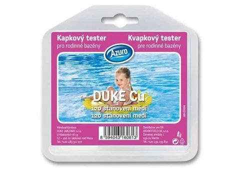 Reagenzienset zur Bestimmung von Kupfer und Kupfersulfat, 120 Tests