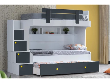 Etagenbett Metrica mit ausziehbarem Bett