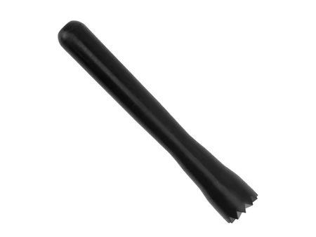 Bar-Muddler mit dreieckigem Kopf, Schwarz, 24 cm