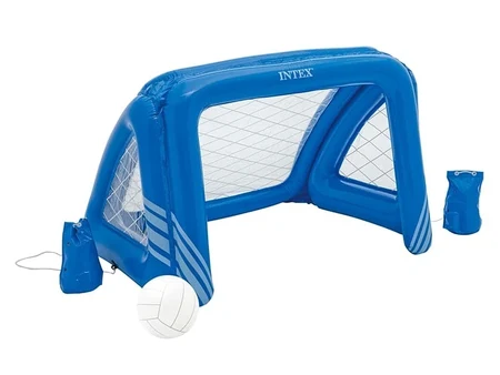 Intex гол на надувување со топка за игра на водно поло, 124 × 84 × 76 см