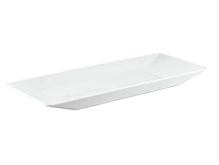 Rechteckige Servierplatte aus Melamin 53×21 cm