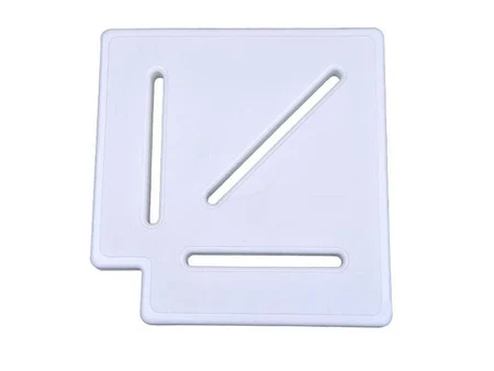 90° Corner Piece for Overflow Grating, Polypropylene – Atlas Pool