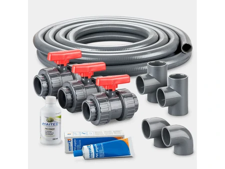 50 mm bypass kit for a Poolsana heat pump or salt chlorinator
