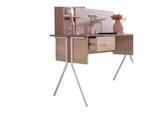 Rosamund Teen Room Desk with Drawer and Metal Legs