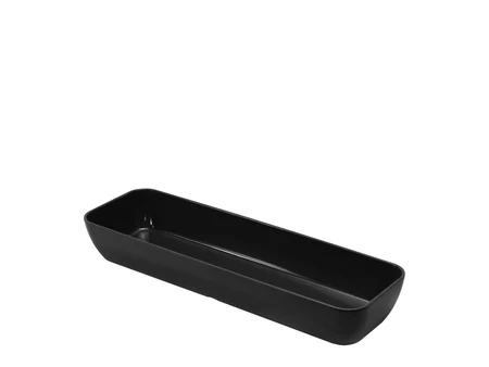Μπολ Gastra Linea GN 2/4 με βάθος 75 mm, μαύρο