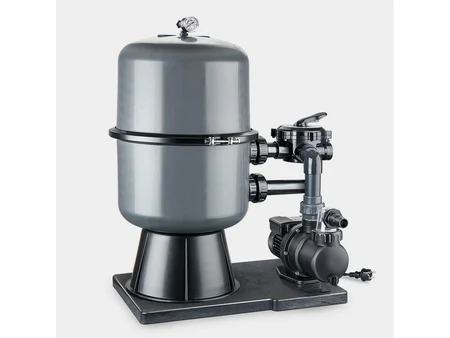 Poolsana Filteranlage PREMIUM 400 mit geteiltem Behälter und Pumpe Pump 75, bis 35 m³